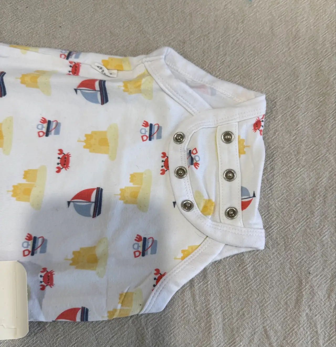 Sprout Baby Beach Short Sleeve Bodysuit (000) – photo 2