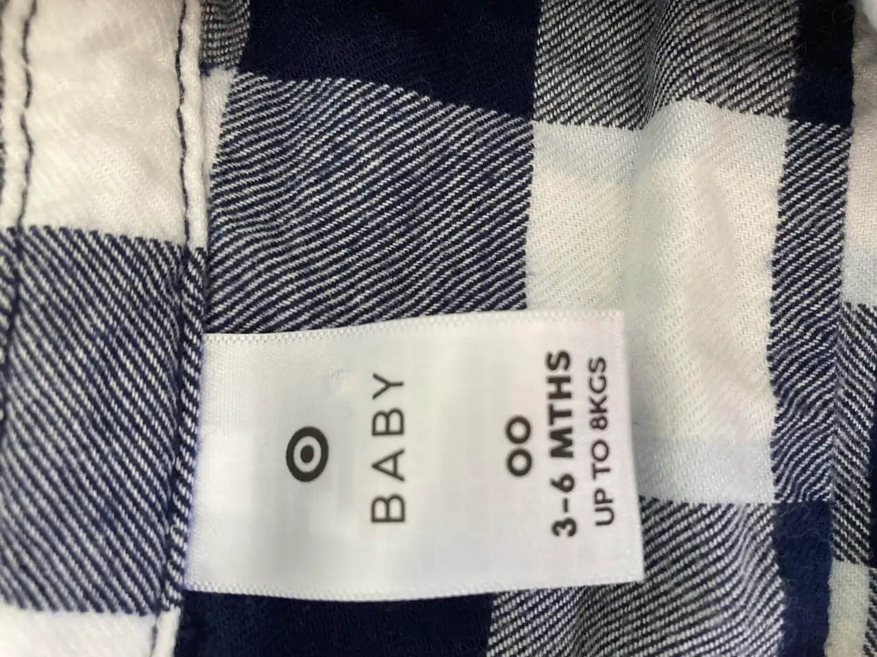 Target Baby Check Button Up Flannelette Style Shirt (00) – photo 3
