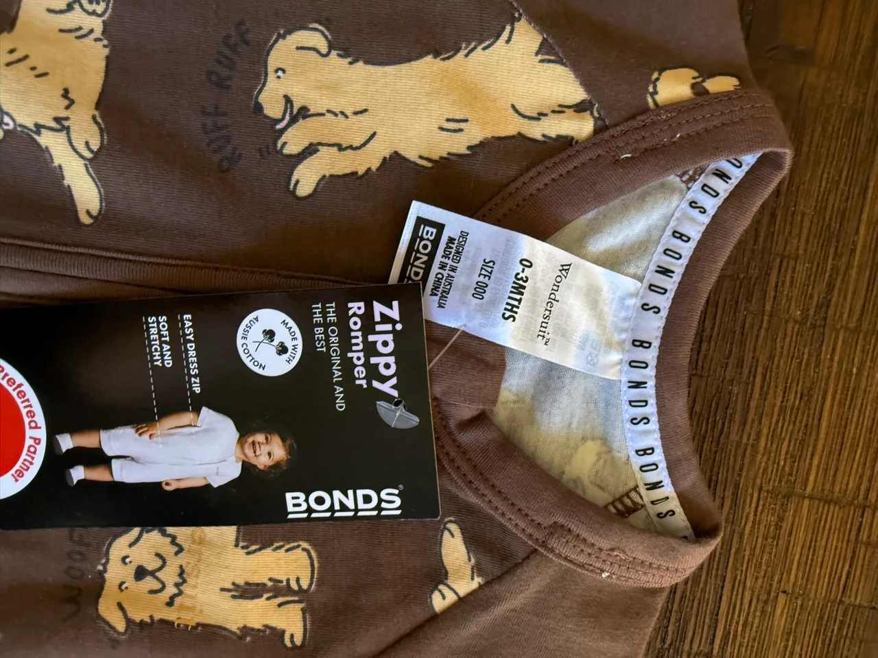 Bonds Baby Dog Romper (000) — photo 2