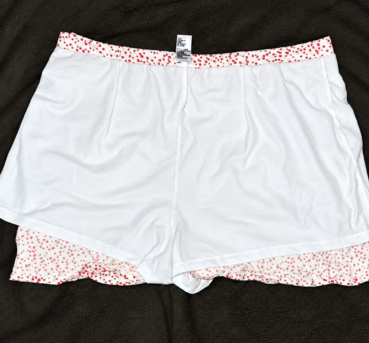 Floral mini skort red white – photo 4