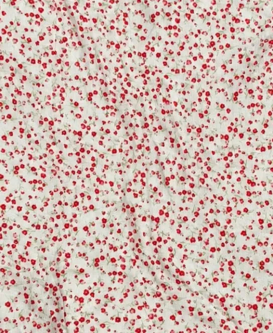 Floral mini skort red white – photo 5