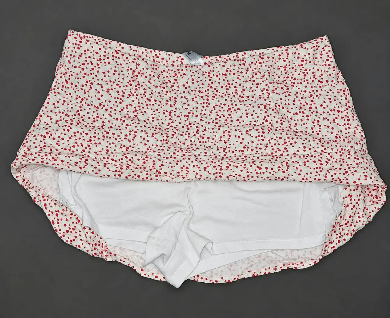 Floral mini skort red white – photo 3