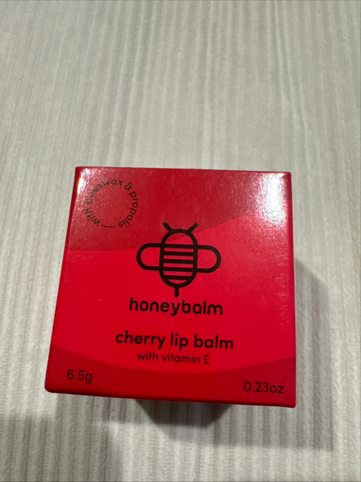 Honey Balm Cherry Lip Balm Vitamin E NEW Boxed Moisturising Hydrating 6.5g — photo 4