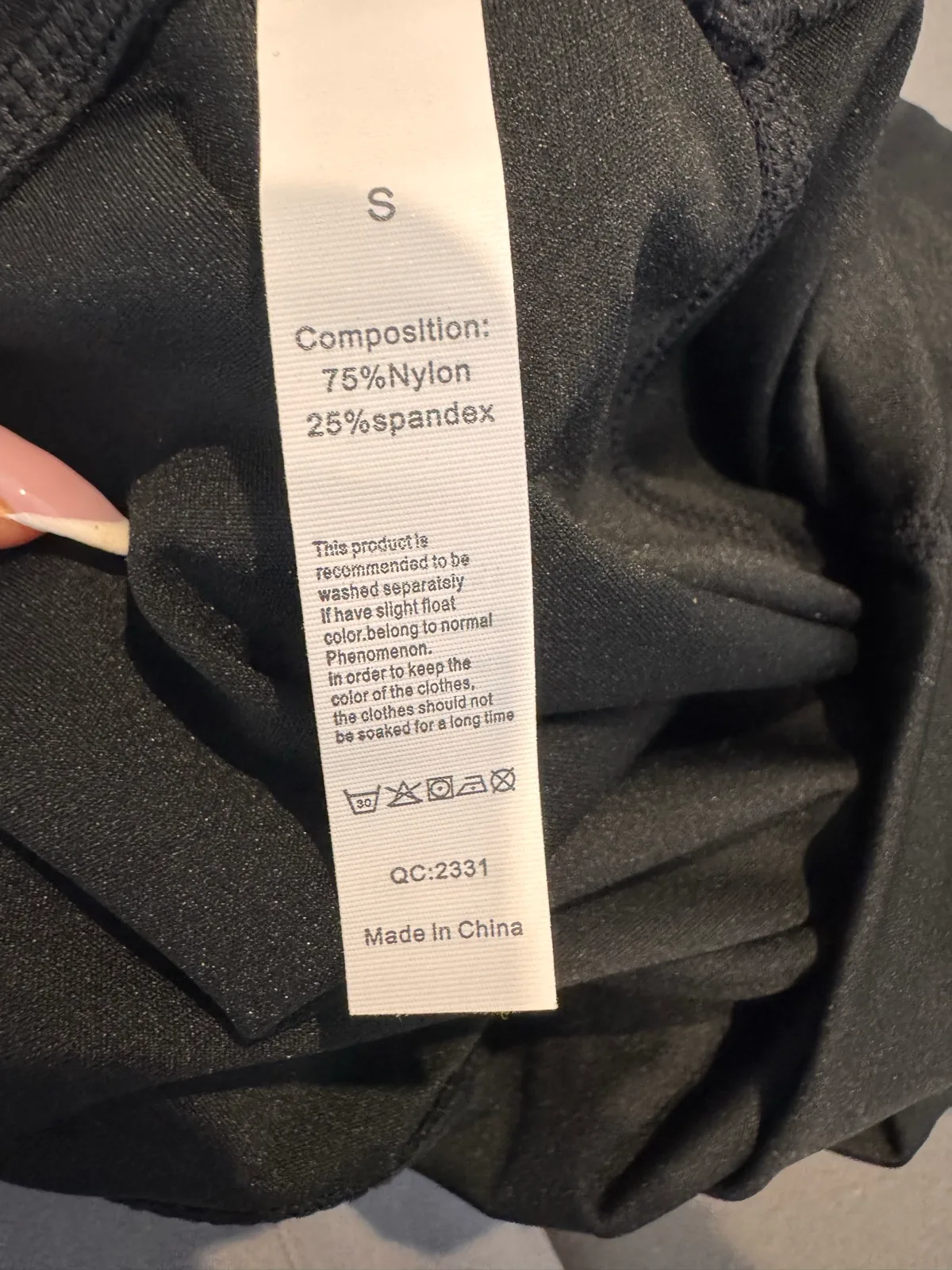 Women's Leggings Size S AU 8 10 Black High Waisted Ankle Nylon Spandex Like New — photo 3