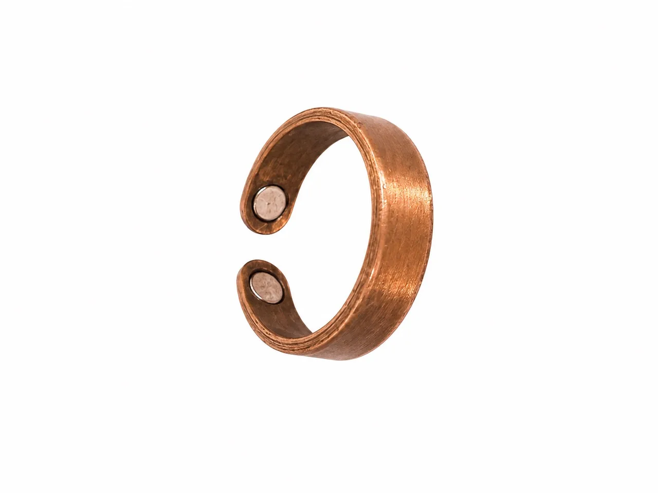 BNWT Brass Copper Ring Adjustable Magnetic Therapy Health Men Women — photo 3