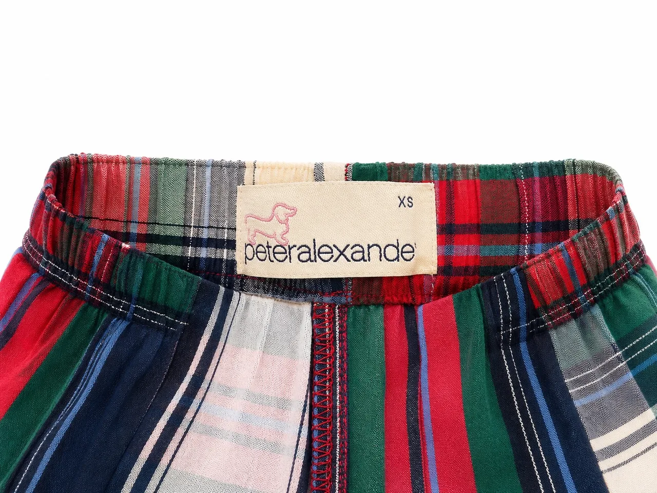 Peter Alexander Women's Plaid Pyjama Set XS Button-Up Shirt & Shorts Pockets — photo 4