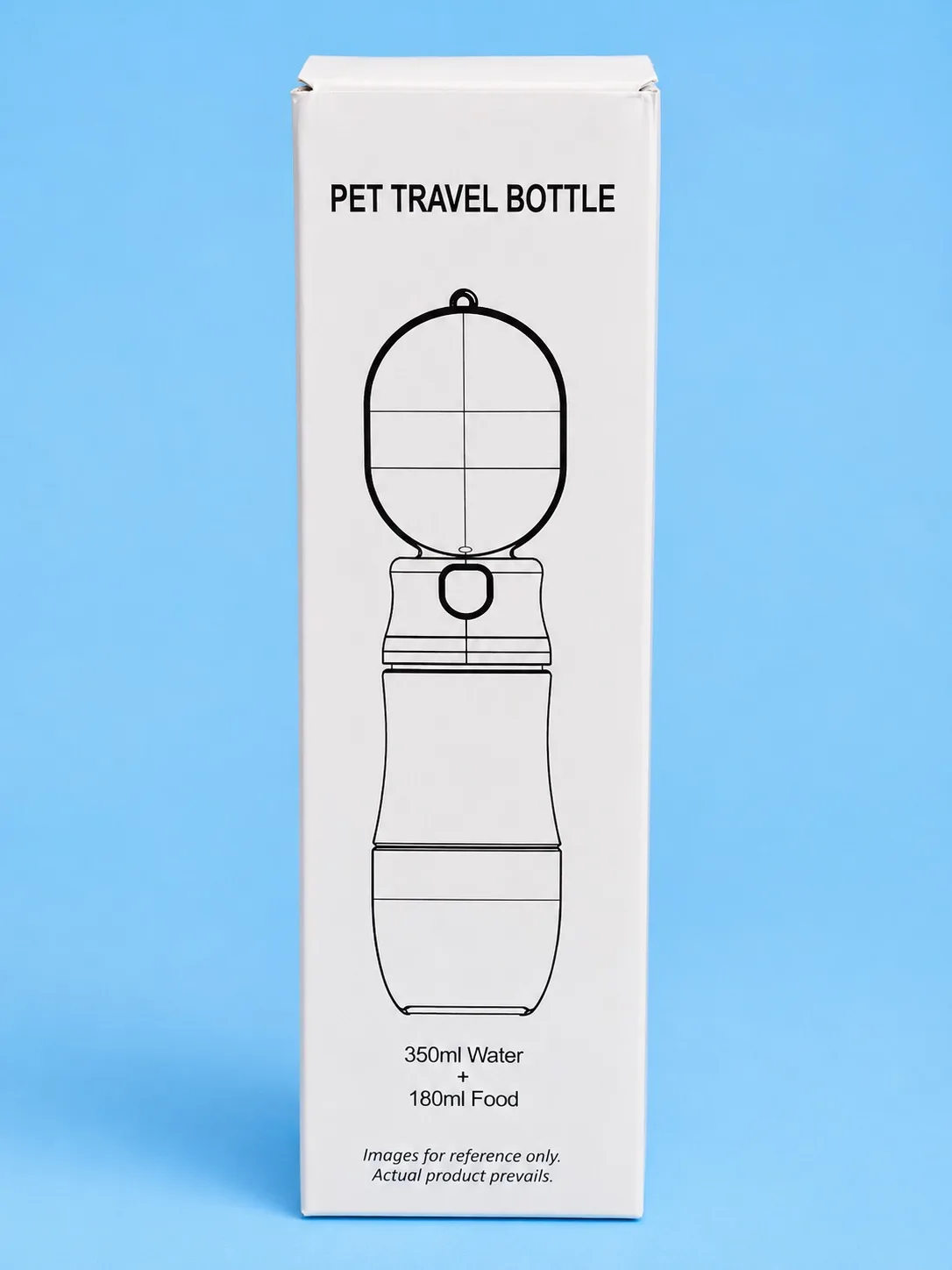 2in1Dog Cat Pet Water Bottle Cup Drinking Kible Travel Outdoor Portable Feedergr — photo 3