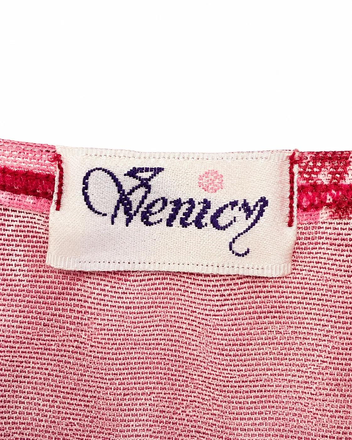 Women's Pink Red Floral Chemise Nightie Slip Nightdress V-Neck Lingerie Size AU8 — photo 2