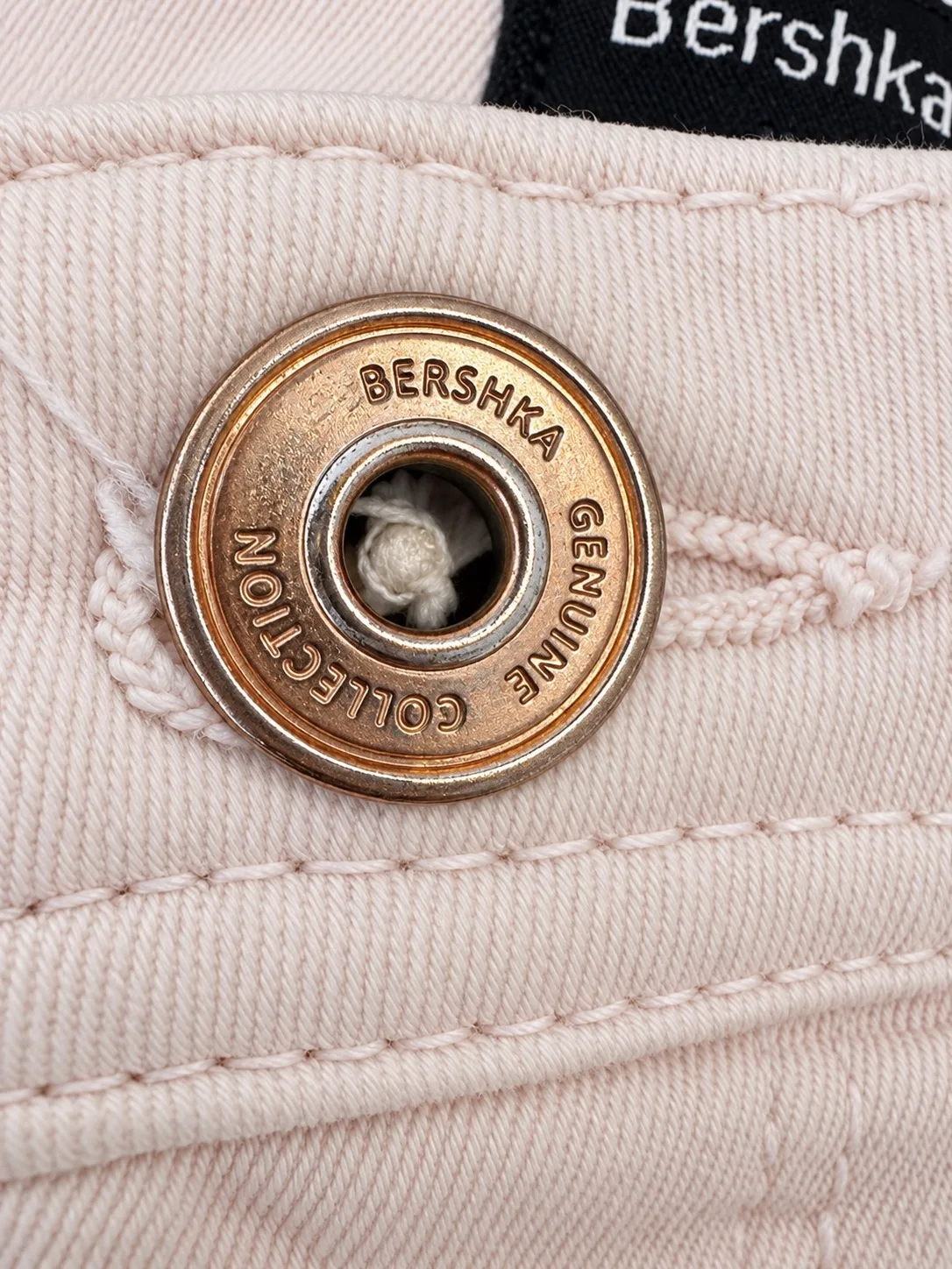 Bershka BSKGIRL Women's Girl's Low Rise Skinny Jeans Pink Light Wash EUR 36 AU 6 – photo 4