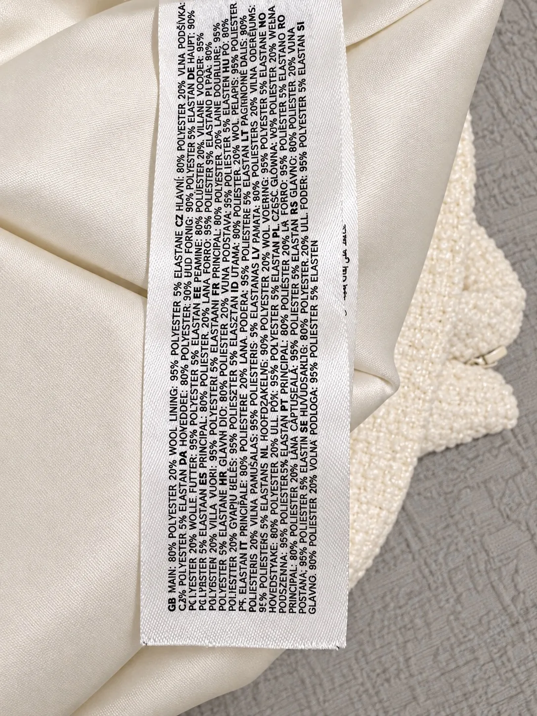 Forever New Cream Solid Tweed Wool Blend Lined Mini Skirt Side Zip AU 4 – photo 4