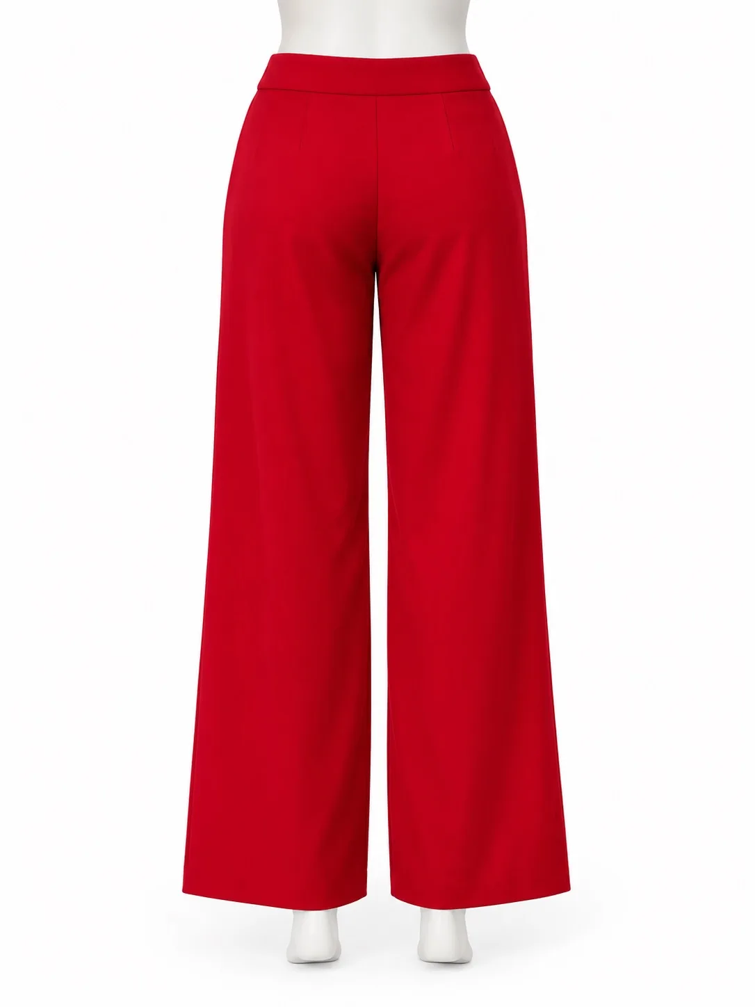 Forever New Women's Red Wide Leg Dress Pants Crepe Zip Size AU 8 Like New – photo 2
