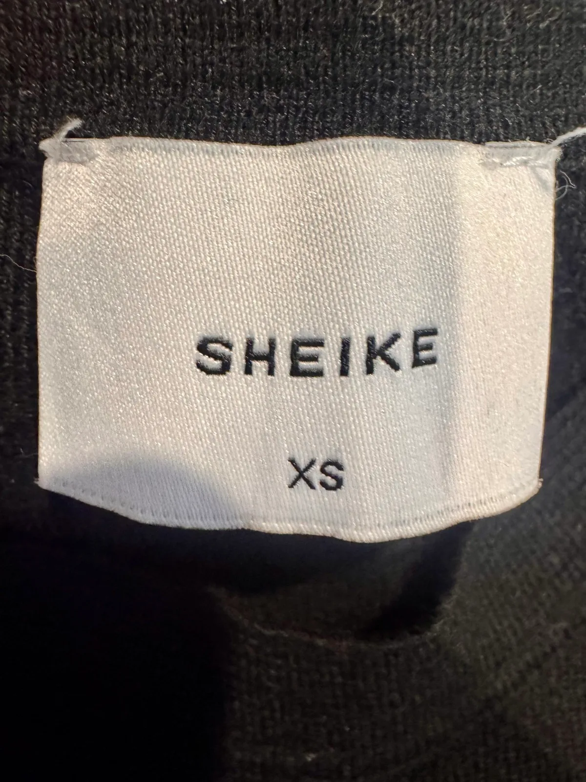 SHEIKE Women's Black Knit Crew Neck Long Sleeve Pullover Jumper Size XS AU 6 — photo 4