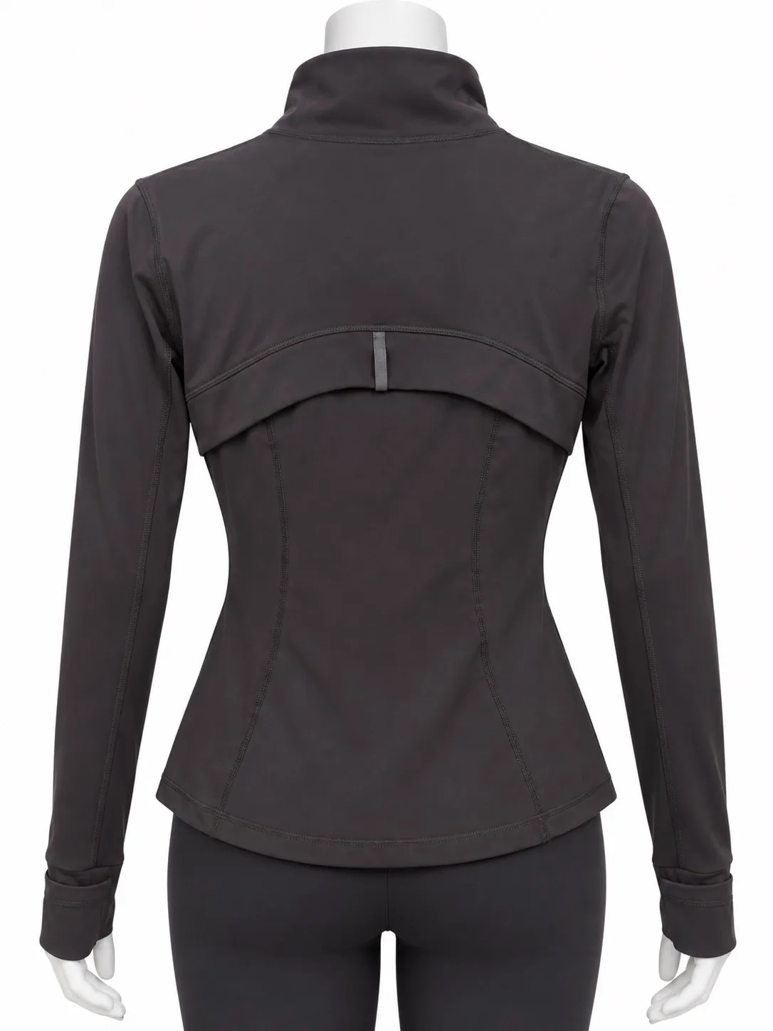 Alo Yoga Women's Black / Chocolate Contour Jacket Full Zip Size CAN 4 AU 8 AU 10 – photo 2