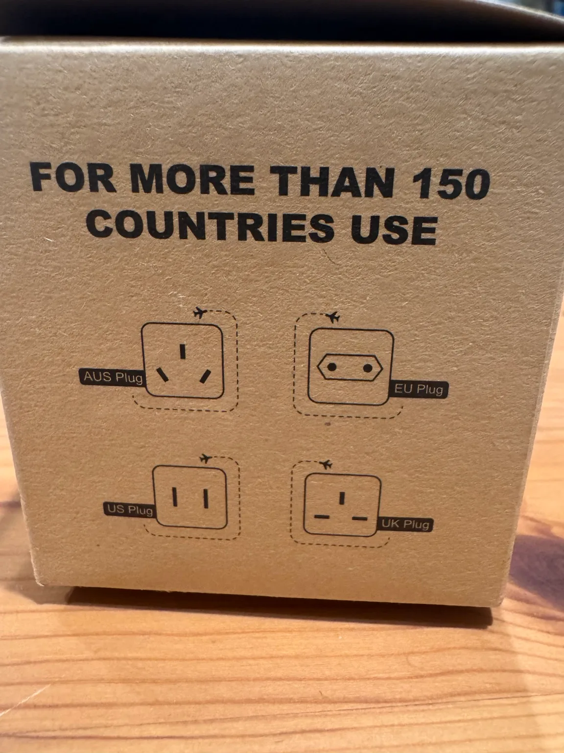 Heymix International Travel Adapter Universal Travel Plug 2 Port USB White BNIB — photo 5