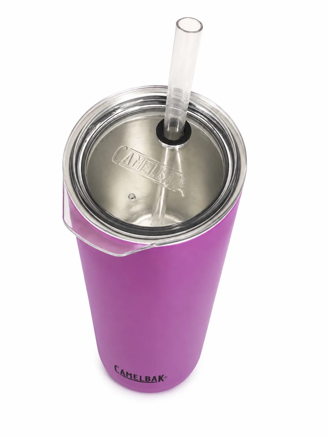 CamelBak Vacuum Insulated Stainless Steel Tumbler Lid & Straw Double Wall Purple — photo 2