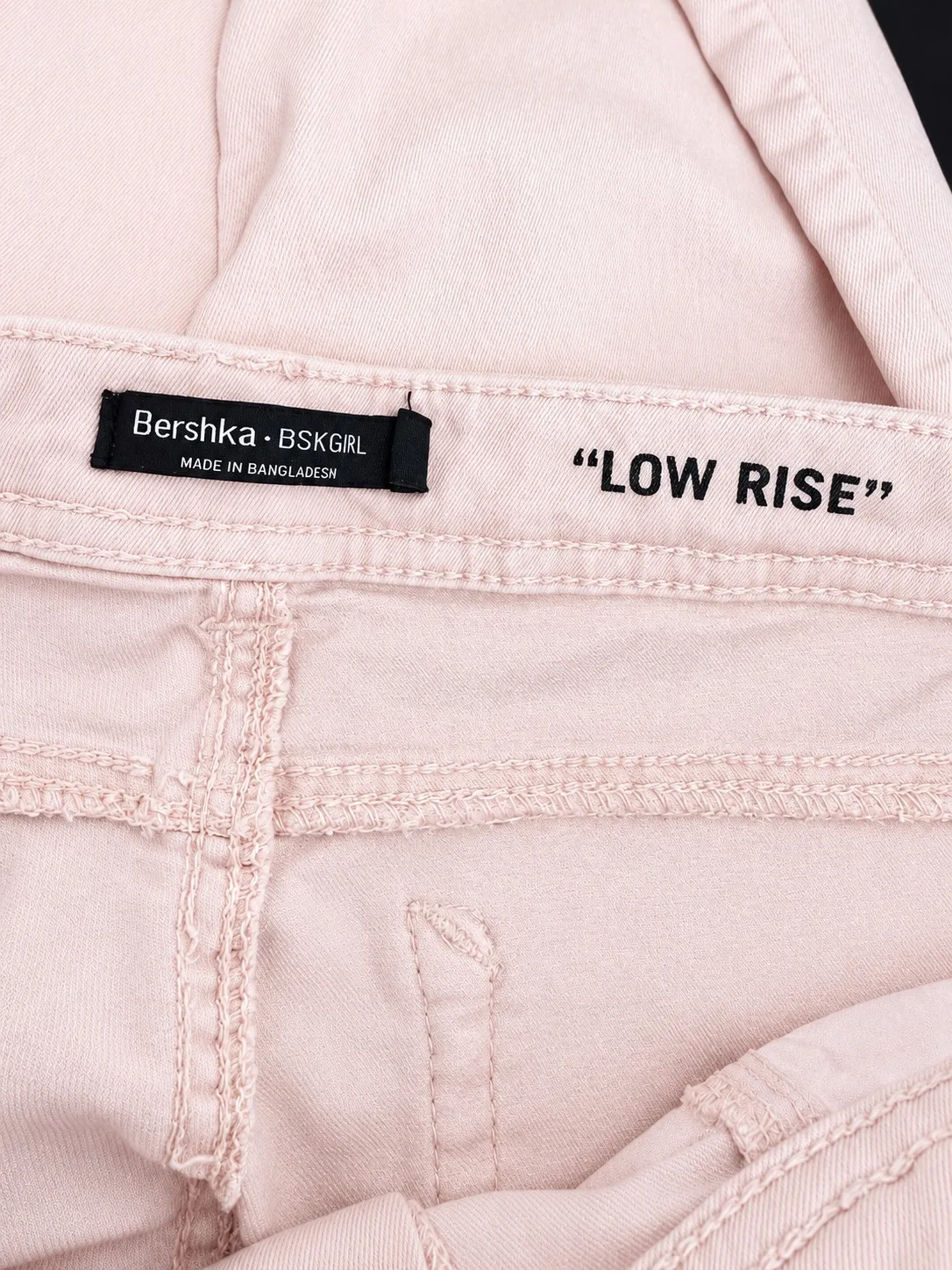 Bershka BSKGIRL Women's Girl's Low Rise Skinny Jeans Pink Light Wash EUR 36 AU 6 – photo 7