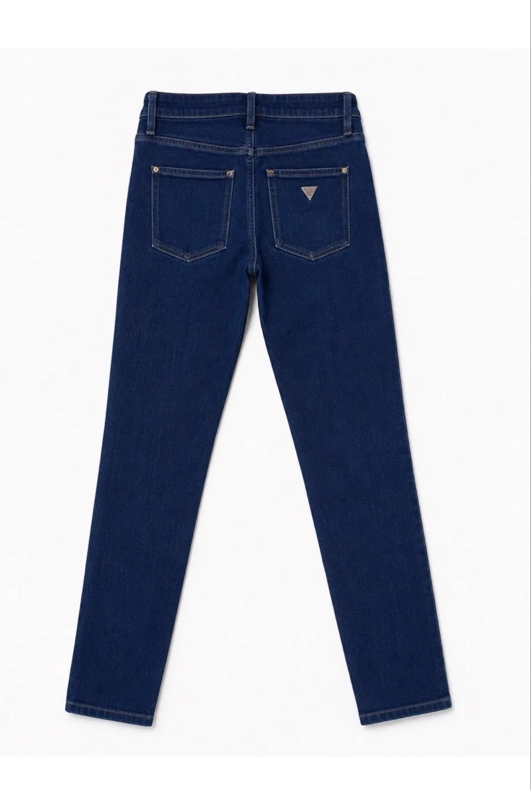 GUESS Los Angeles Women's Super High-Rise Skinny Jeans Dark Blue W26 L27 — photo 2
