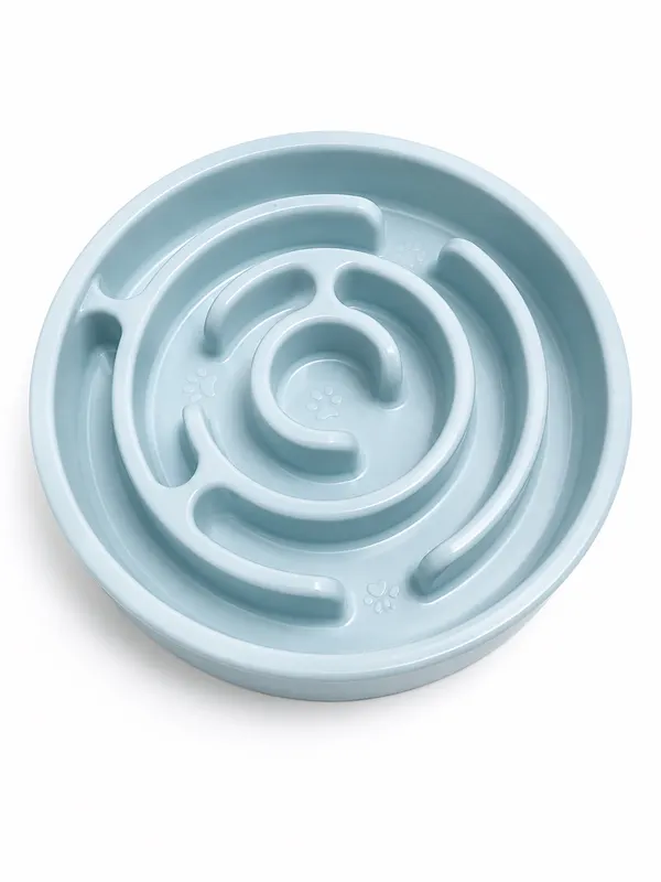 Slow Feeder Dog Bowls, Dog Bowl with Anti-Slip, Slow Feeder & Non-Slip Design