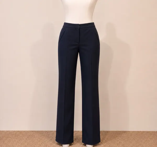 ZARA Women's Dark Blue Navy Dress Pants Straight Leg Flat Front EUR 36 AU 10