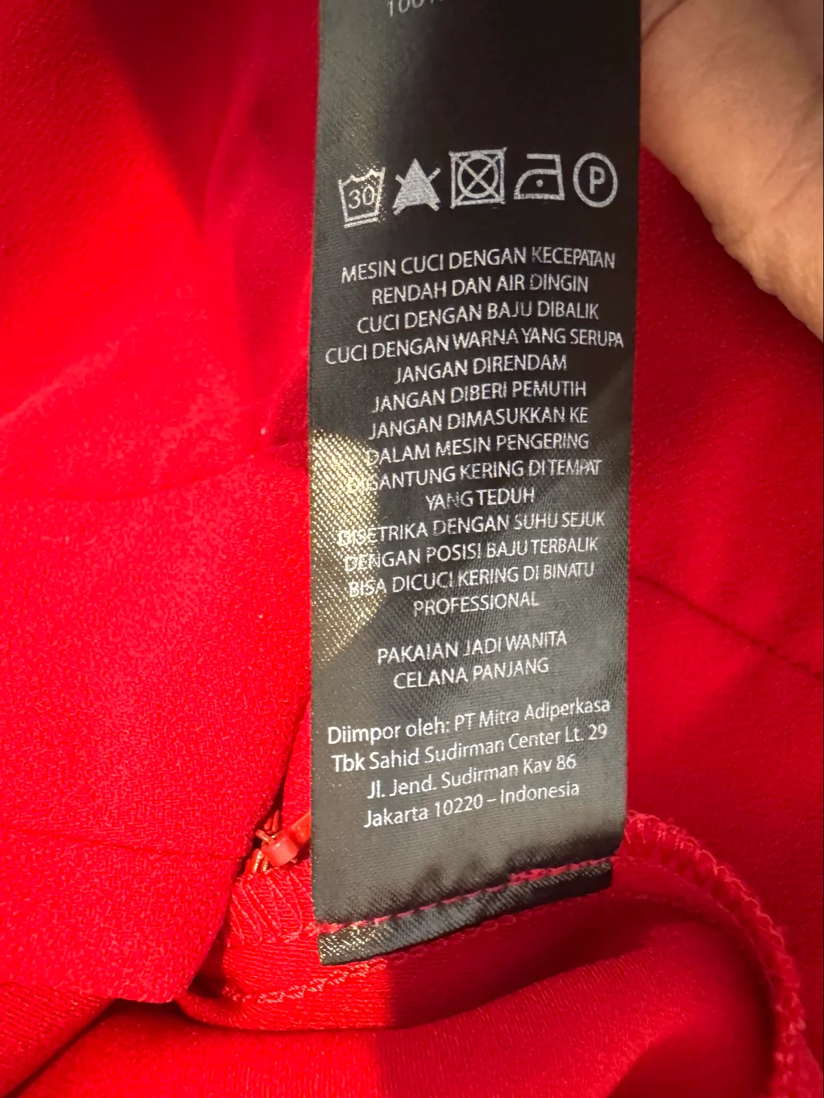 Forever New Women's Red Wide Leg Dress Pants Crepe Zip Size AU 8 Like New – photo 5