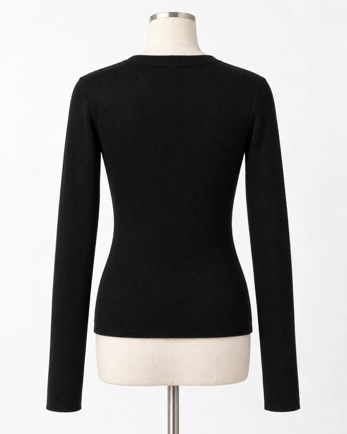 SHEIKE Women's Black Knit Crew Neck Long Sleeve Pullover Jumper Size XS AU 6 — photo 2