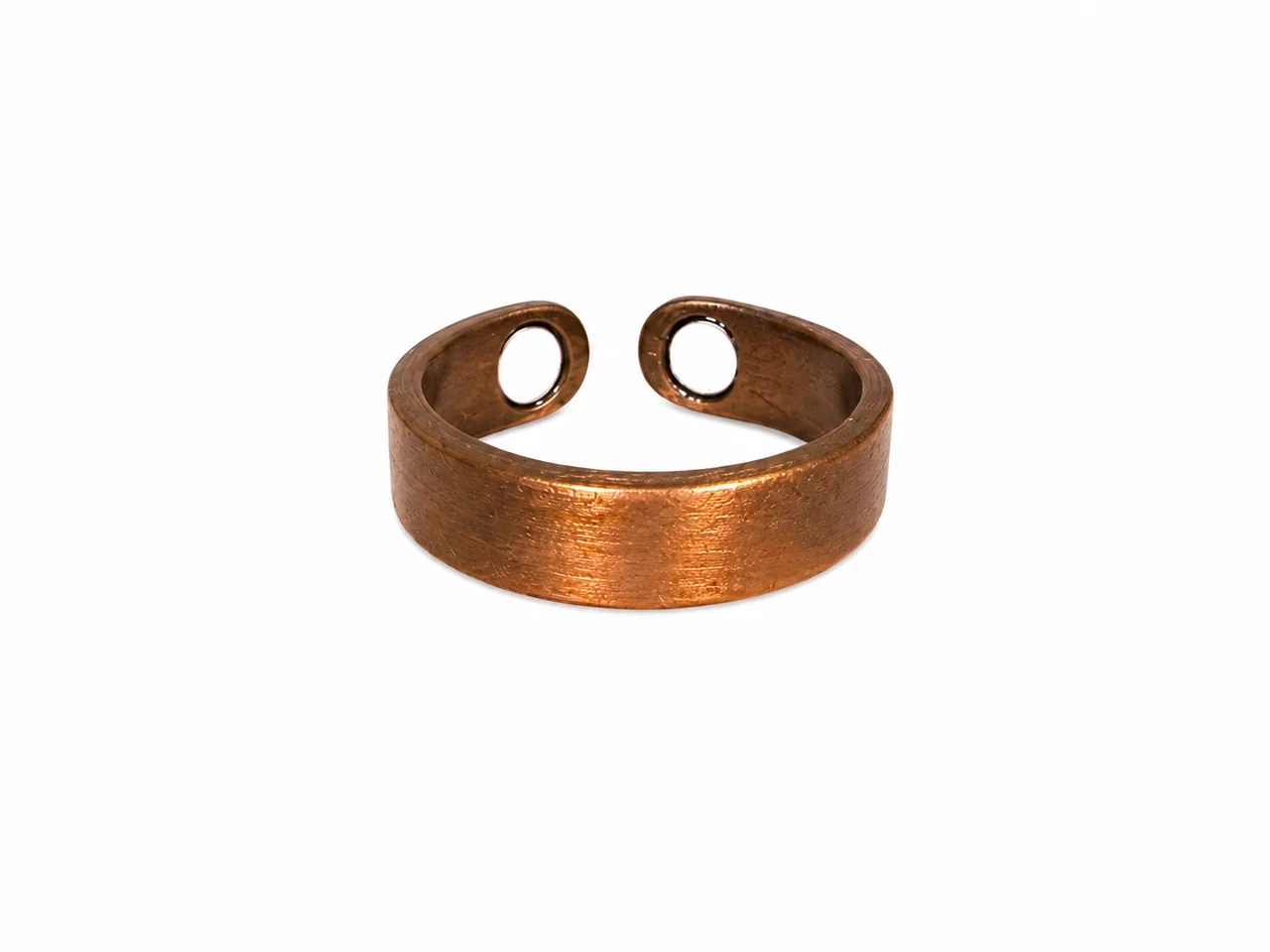 BNWT Brass Copper Ring Adjustable Magnetic Therapy Health Men Women — photo 2