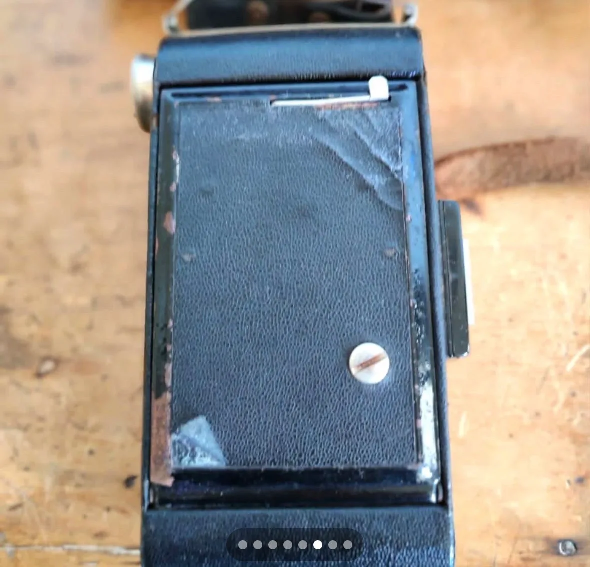 Vintage Kodak Six-20 Folding Brownie Camera with Case Collectible Display Piece — photo 3