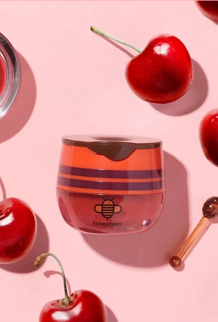 Honey Balm Cherry Lip Balm Vitamin E NEW Boxed Moisturising Hydrating 6.5g — photo 2