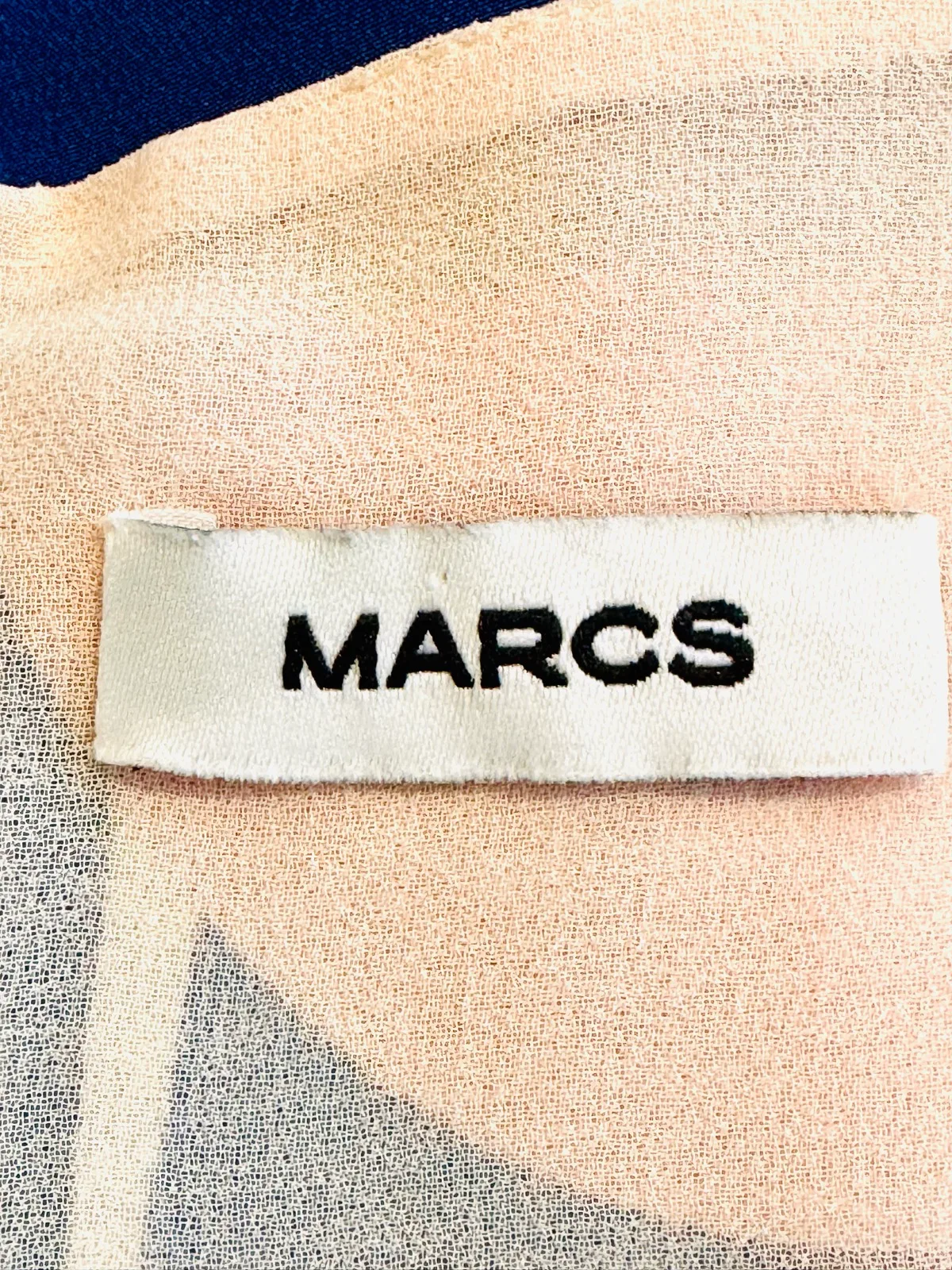 MARCS Geometric Print Sleeveless Shift Dress Zip Lined Navy Pink White Size AU 8 – photo 4