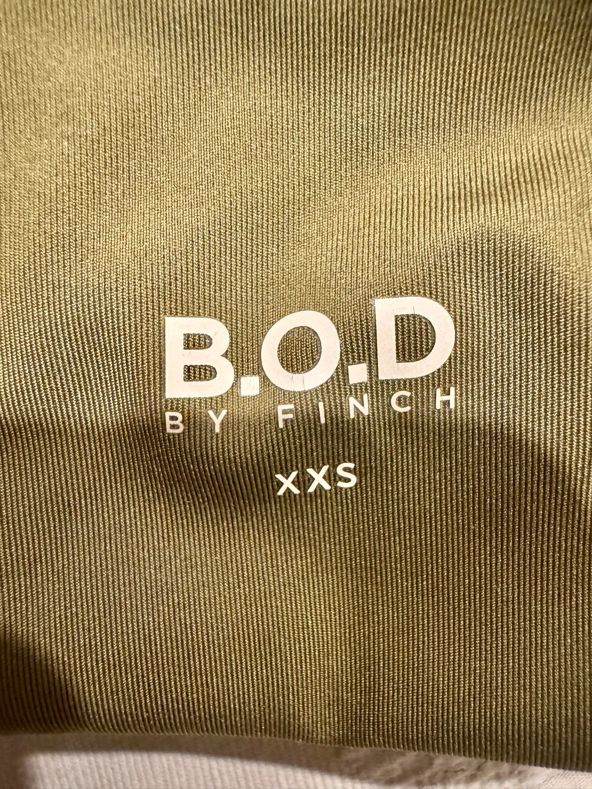 B.O.D By Finch Leggings Women's Size XXS AU 6 8 Army Green Black Ankle Gym Yoga — photo 5