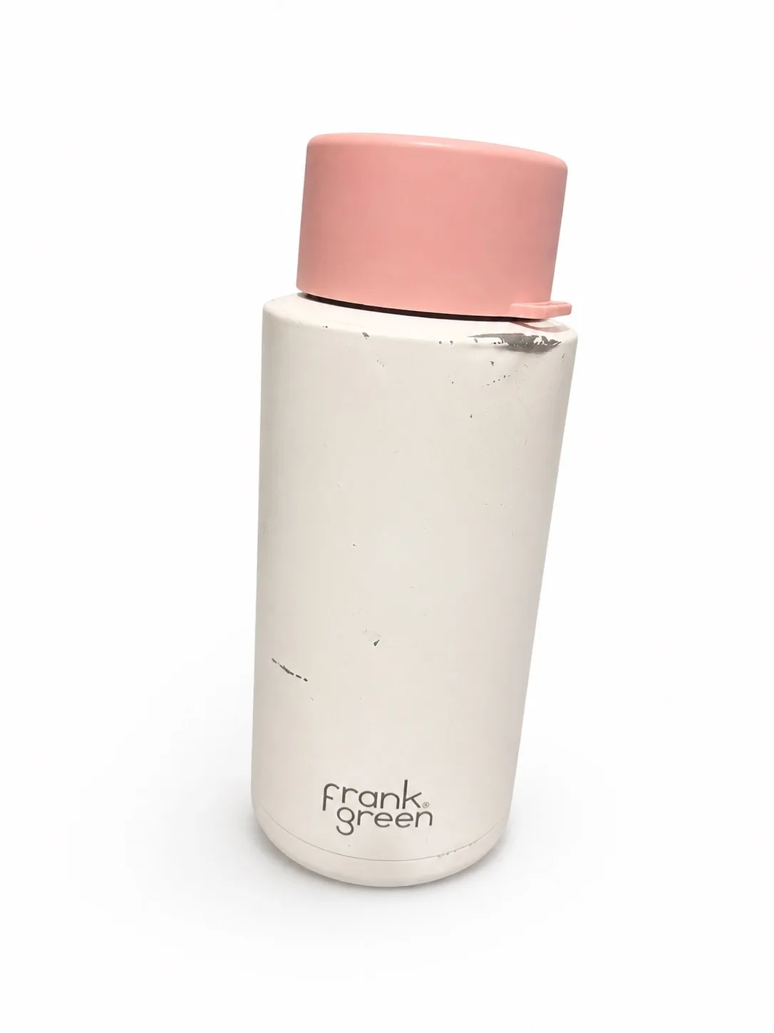 Genuine Frank Green Bottle 1L / 34oz White Pink Insulated Stainless Water Bottle — photo 4