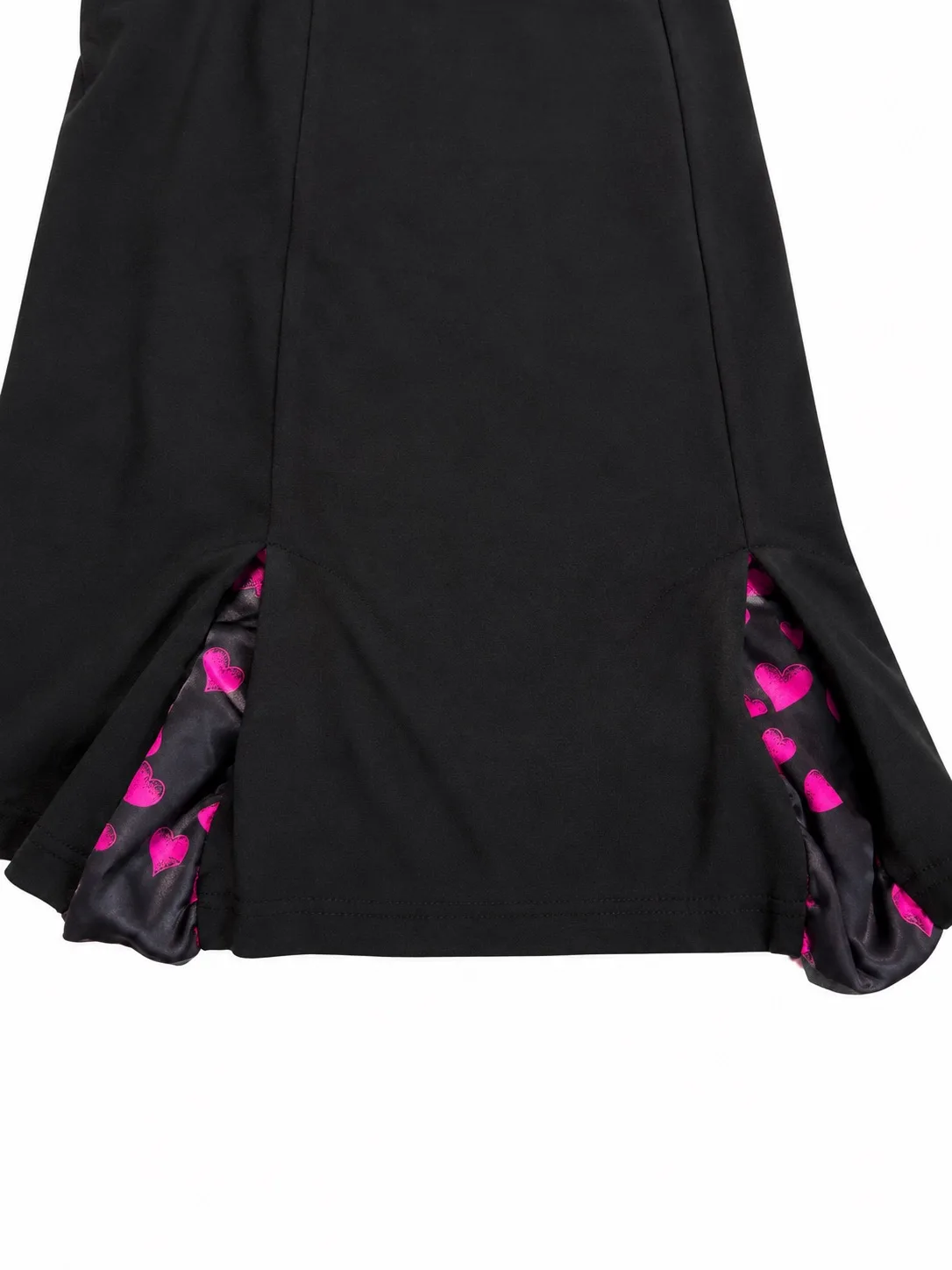 Alannah Hill Tickle My Pickle Frock Black Pink Heart Zip Lined Dress Size 14 – photo 4