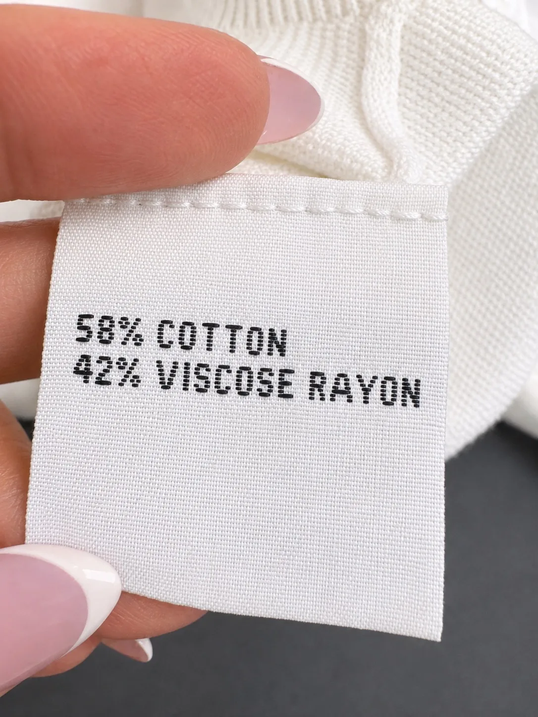 Basque Women's White Knit Puff Short Sleeve Button Up Top Size 10 — photo 4
