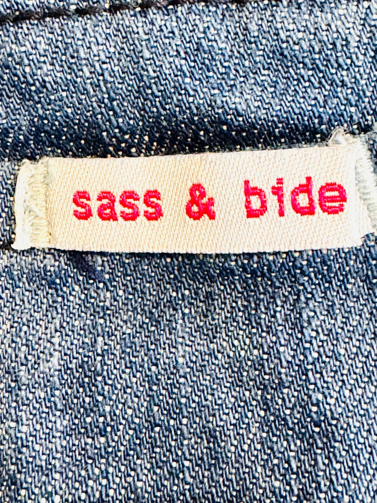 sass & bide Strayed Misfit Women's Skinny Jeans Blue Wash Low Rise Pocket AU 8 – photo 5