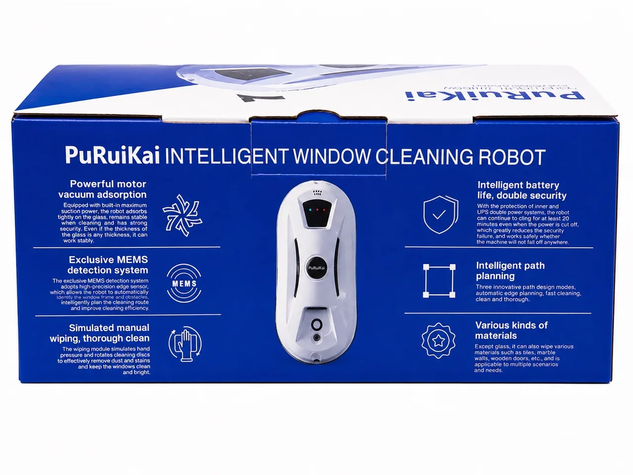 Intelligent Window Cleaning Robot PuRuiKai Cleaner Vacuum Remote Control BNIB — photo 4