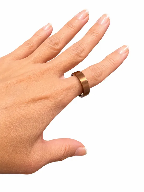 BNWT Brass Copper Ring Adjustable Magnetic Therapy Health Men Women