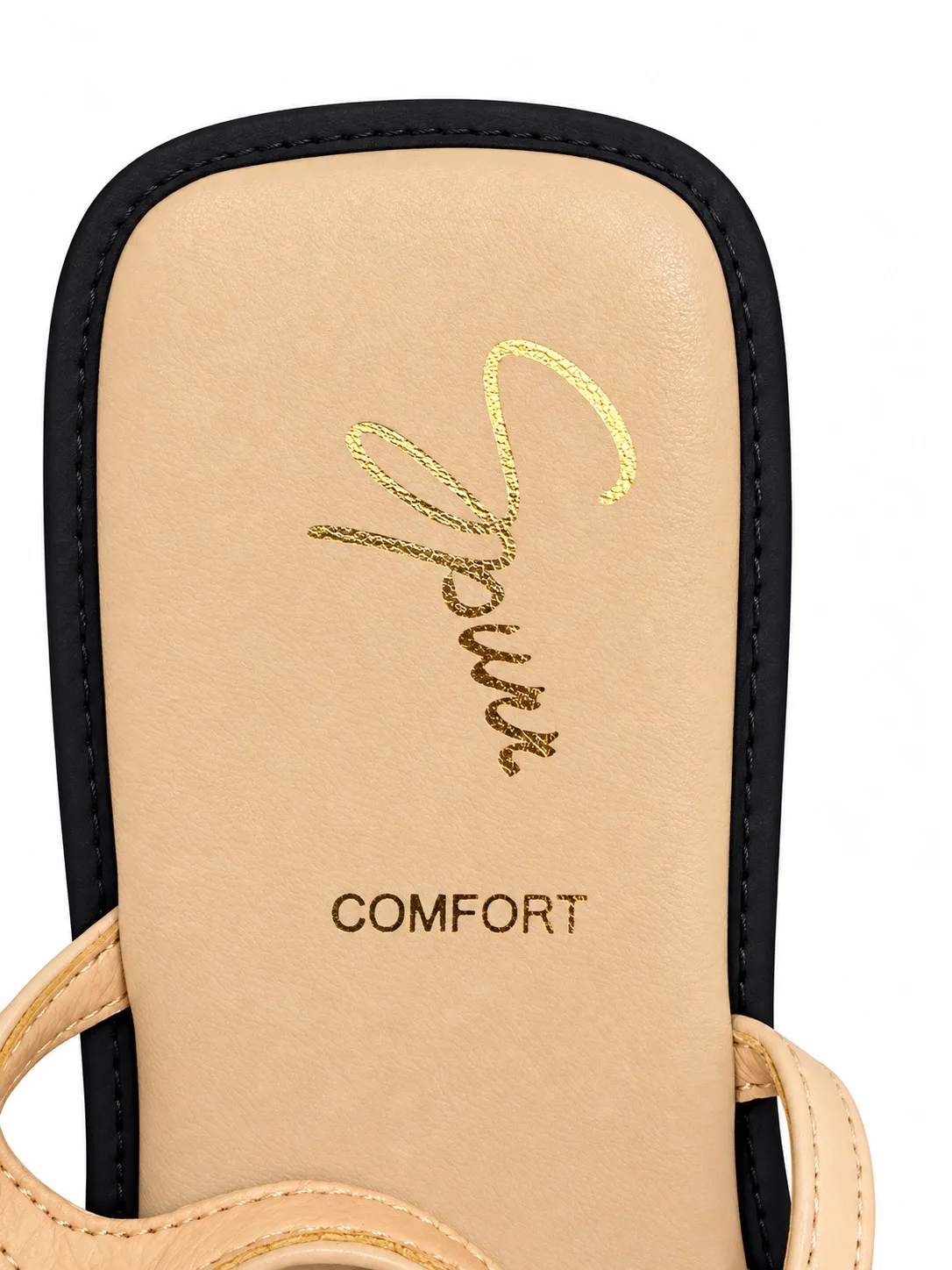Spurr Women's Beige Thong Sandals Ankle Strap Buckle Cushioned Size AU 7 – photo 3