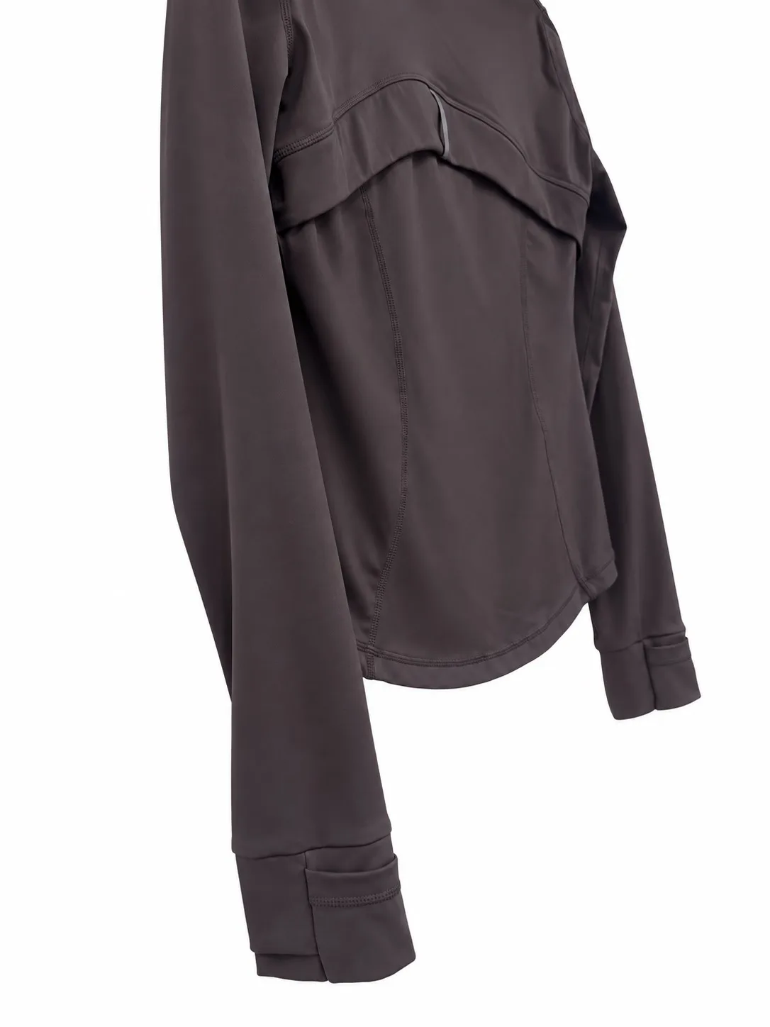 Alo Yoga Women's Black / Chocolate Contour Jacket Full Zip Size CAN 4 AU 8 AU 10 – photo 5