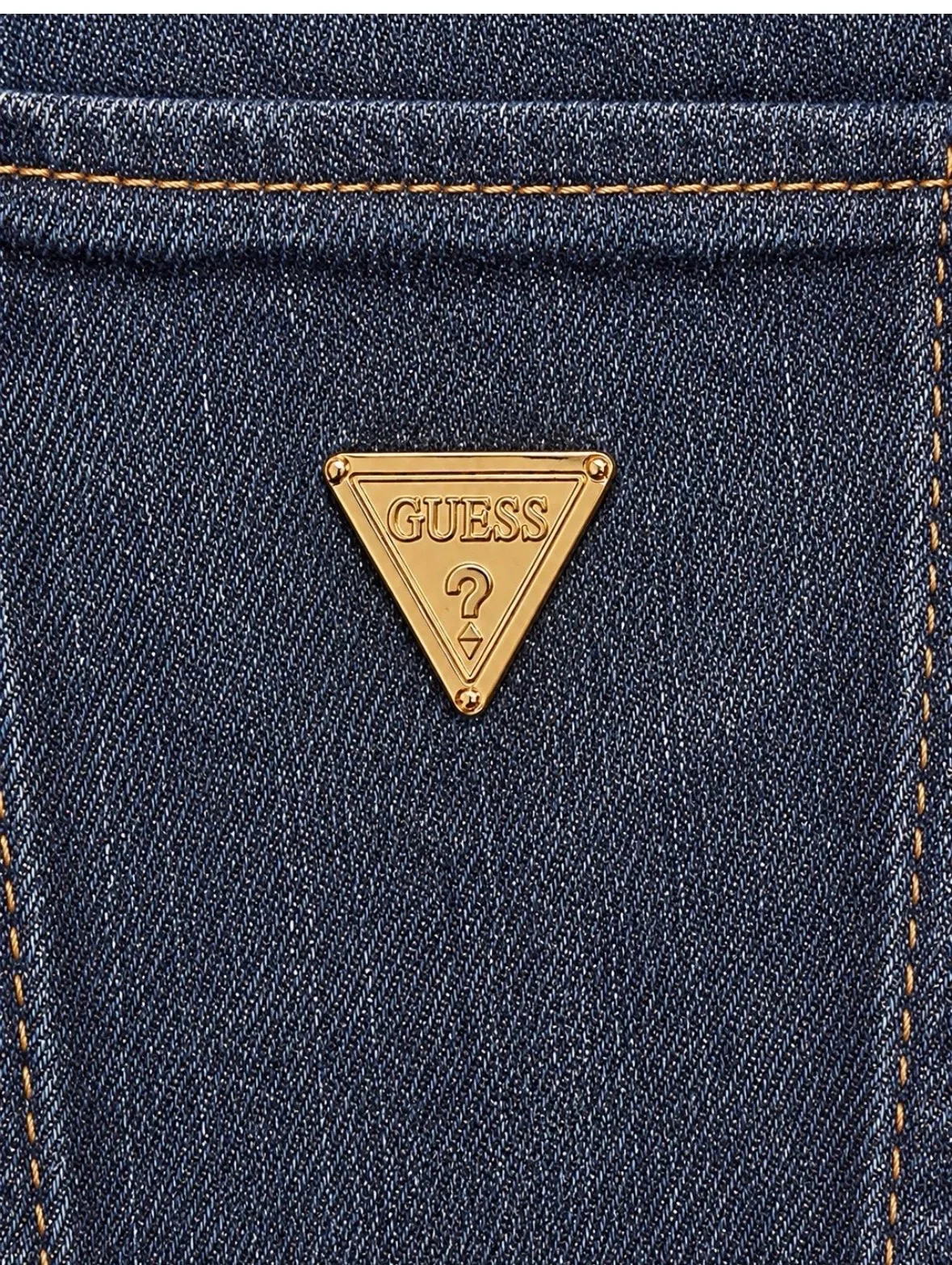 GUESS Los Angeles Women's Super High-Rise Skinny Jeans Dark Blue W26 L27 — photo 3
