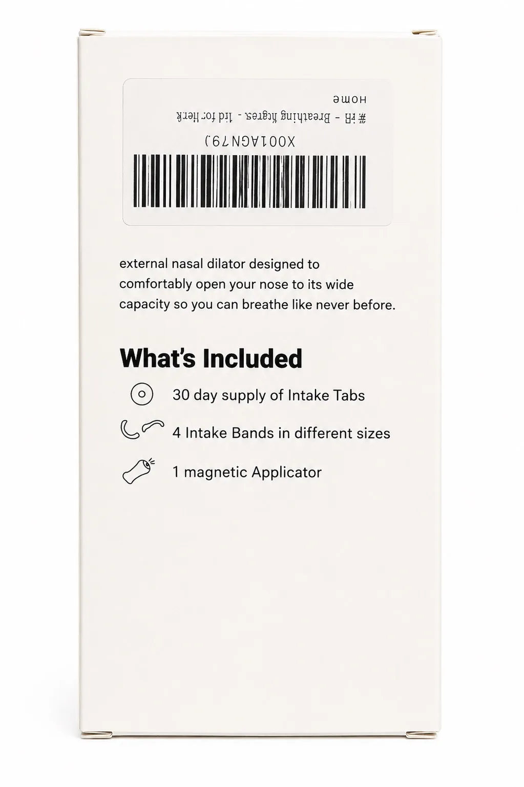 Intake Nasal Dilator Starter Kit Black Sleep Sport Anti Snoring Nasal Congestion — photo 2