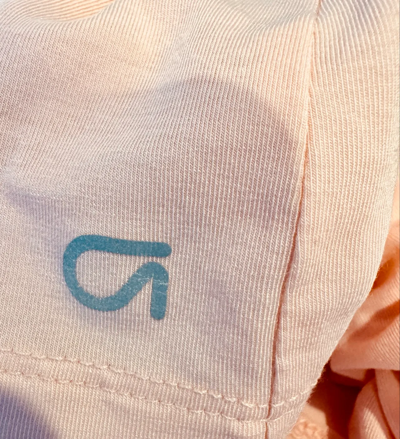 GapFit Breathe Peach Crew Neck Short Sleeve Shirt Top Women's Yoga Gym Size S — photo 4