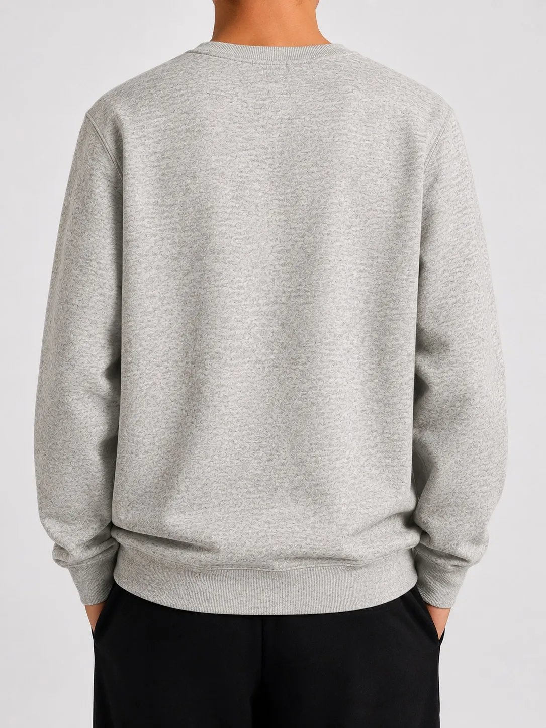 Champion Mens Grey Crewneck Sweatshirt Jumper Logo Pullover Size S Streetwear — photo 2