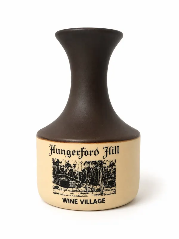 Hungerford Hill Wine Village Ceramic Wine Carafe Decanter Vintage Australian Pot