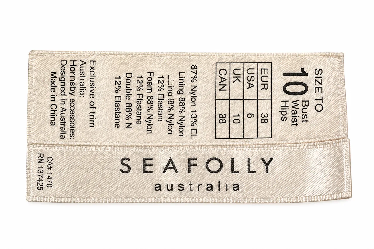 Seafolly Women's Floral Halter One Piece Swimsuit Lined Stretch Blue Size 10 — photo 3