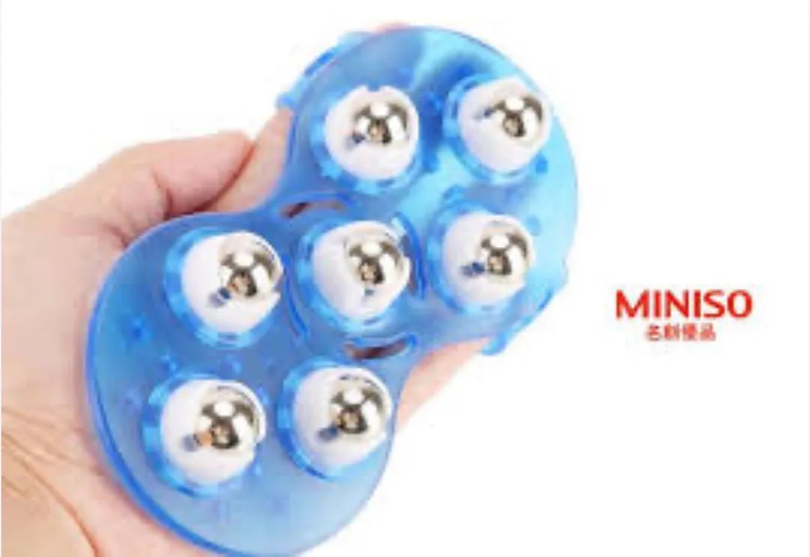Miniso 360° Massage Roller 7 Balls Body Massager Lymphatic Drainage Circulation — photo 2