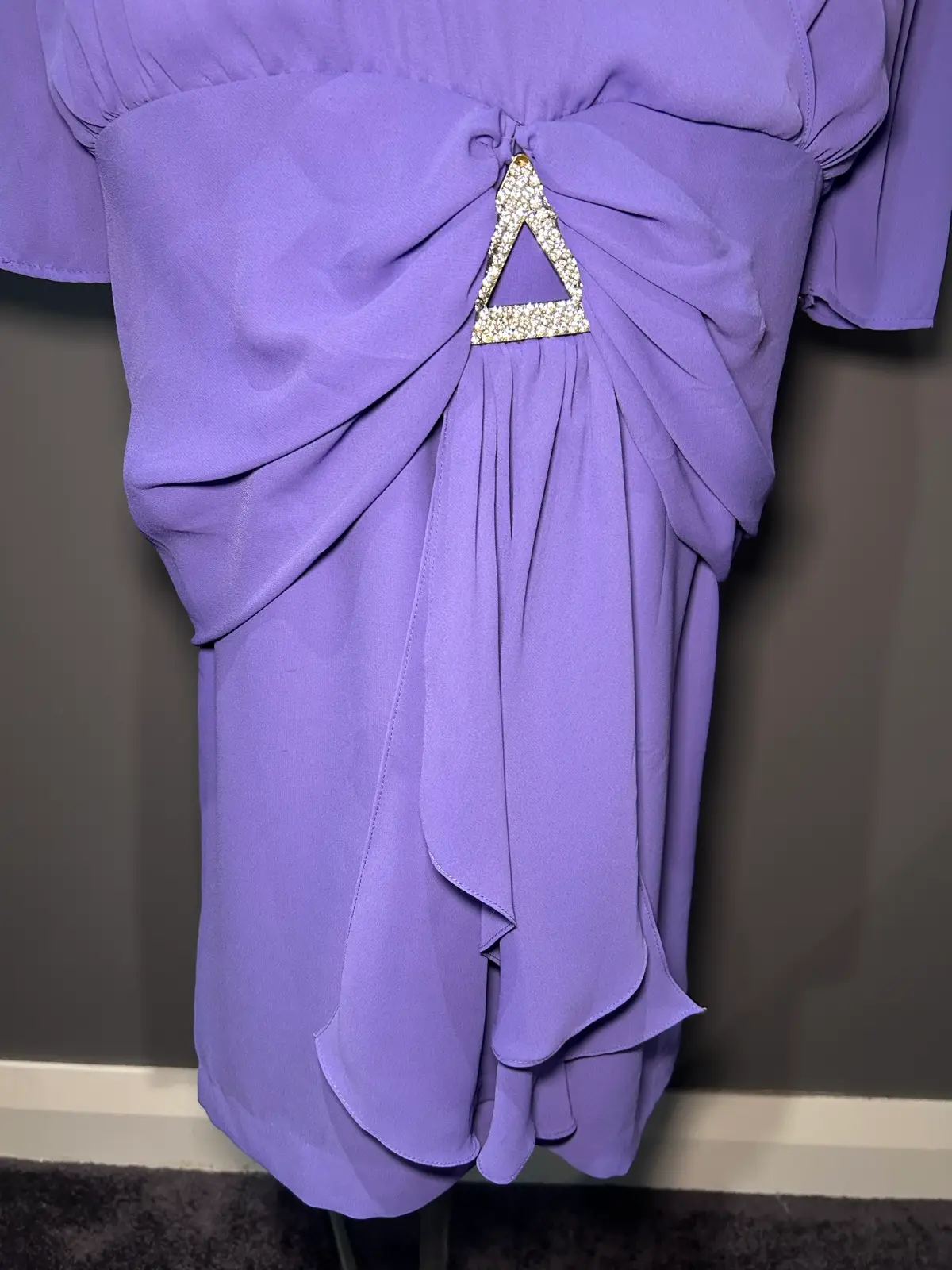 Vintage 1990’s Purple cocktail dress – photo 2