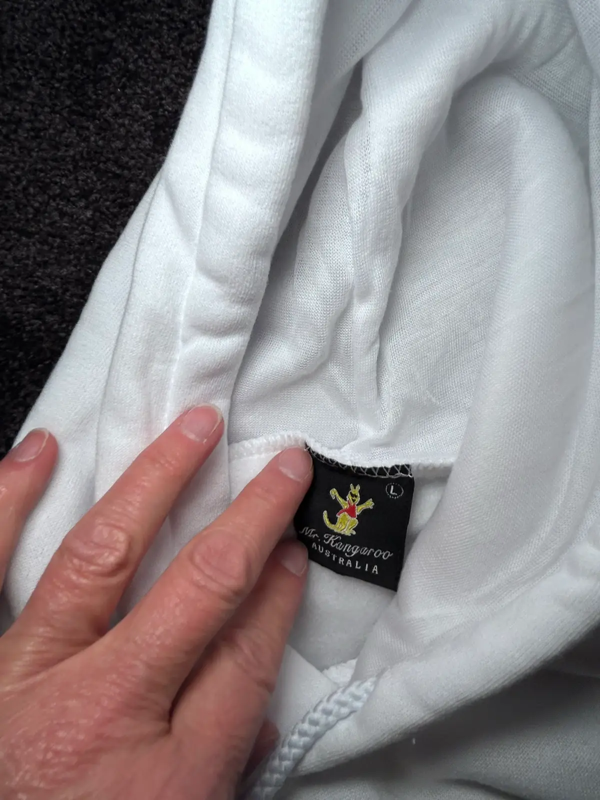 Bulk lot of White hoodie sweatshirts – photo 3