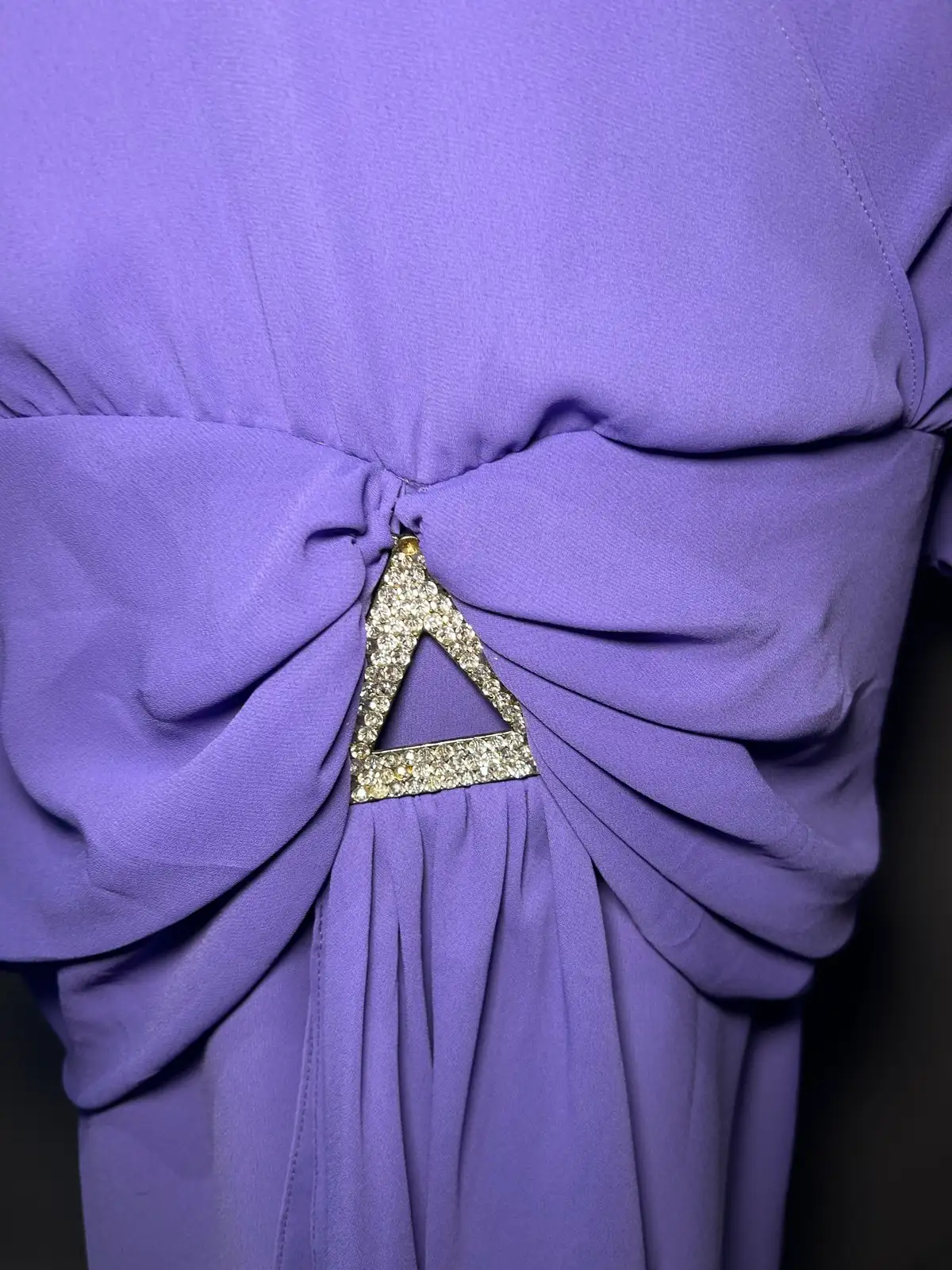 Vintage 1990’s Purple cocktail dress – photo 3