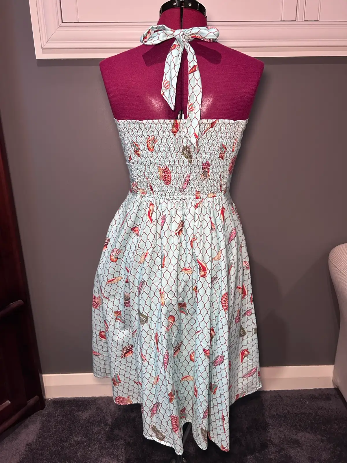 Revival halter neck retro dress – photo 3