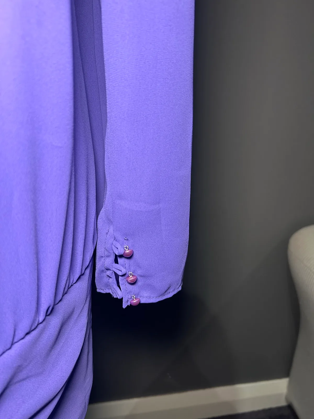 Vintage 1990’s Purple cocktail dress – photo 6
